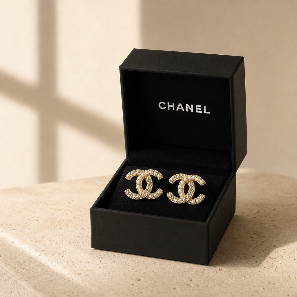CHANEL Classic Parisian Earrings Style 2 | New with Box - Picture 7 of 9